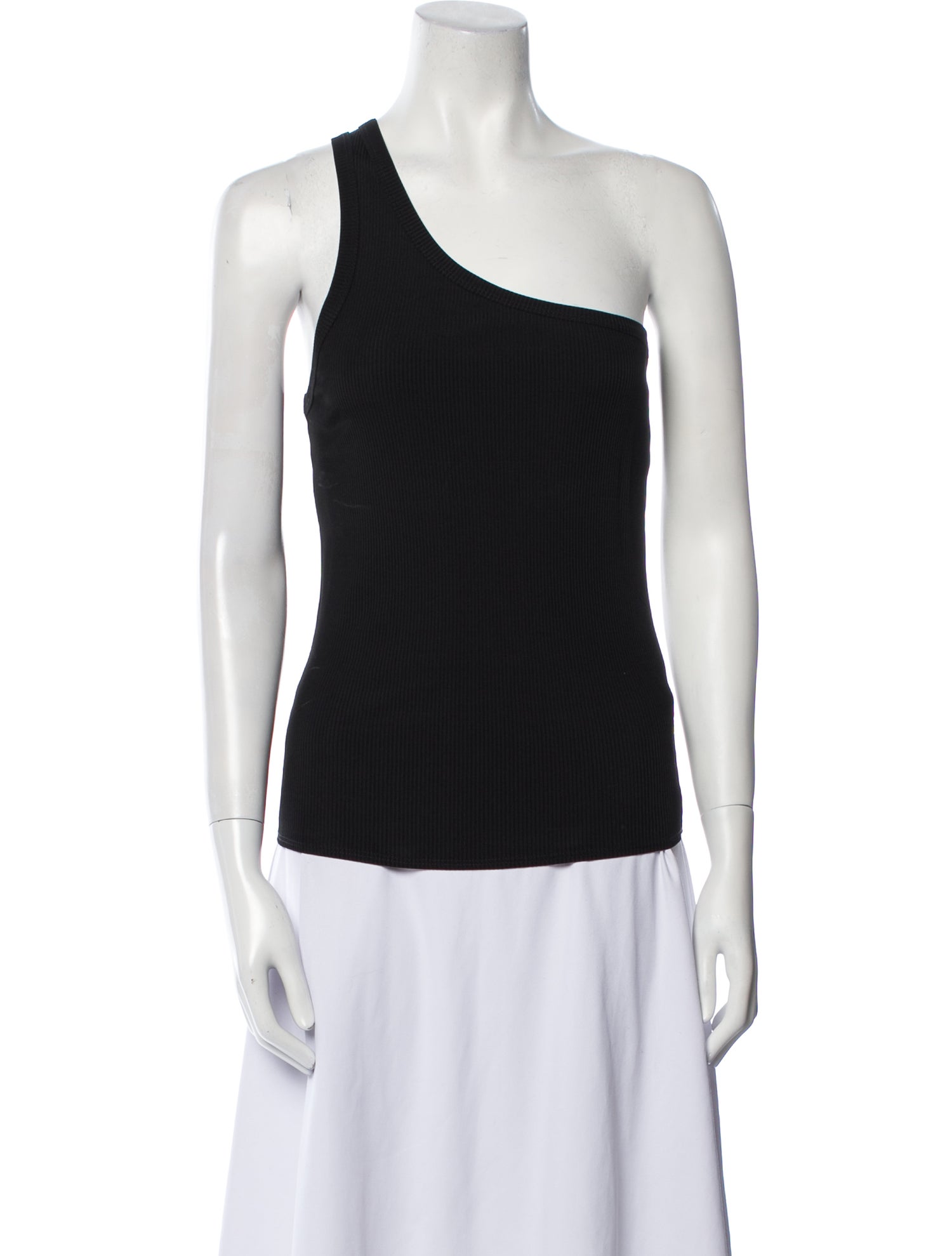 forte_forte One-Shoulder Sleeveless Top