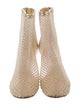 forte_forte Mesh Crystal Embellishments Boots