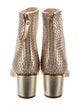 forte_forte Mesh Crystal Embellishments Boots