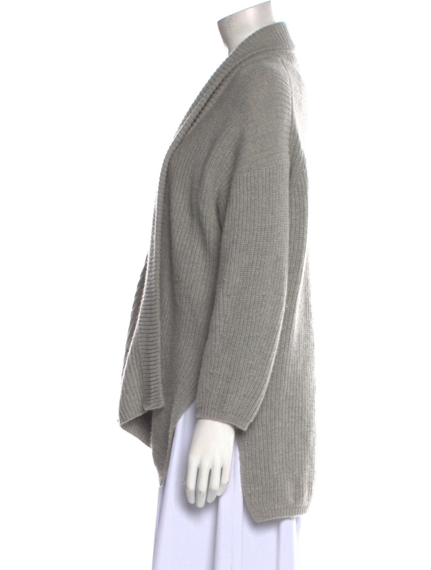 forte_forte Virgin Wool Open Front Sweater
