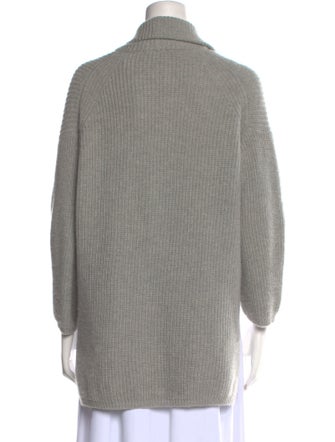 forte_forte Virgin Wool Open Front Sweater