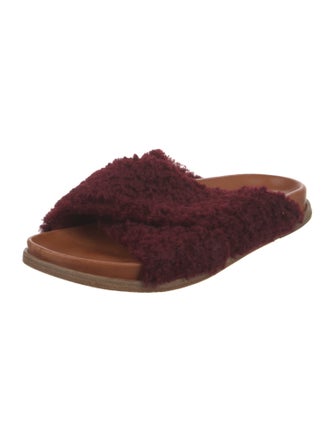 forte_forte Shearling Slides