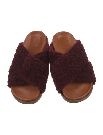 forte_forte Shearling Slides