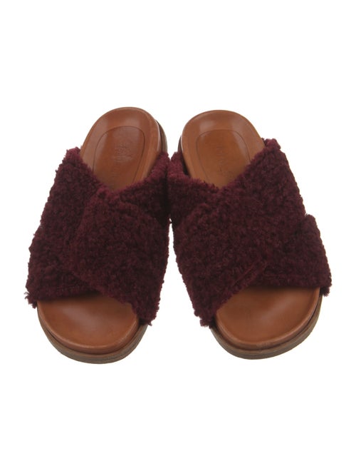 forte_forte Shearling Slides