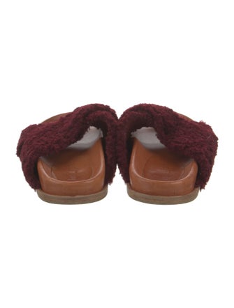 forte_forte Shearling Slides