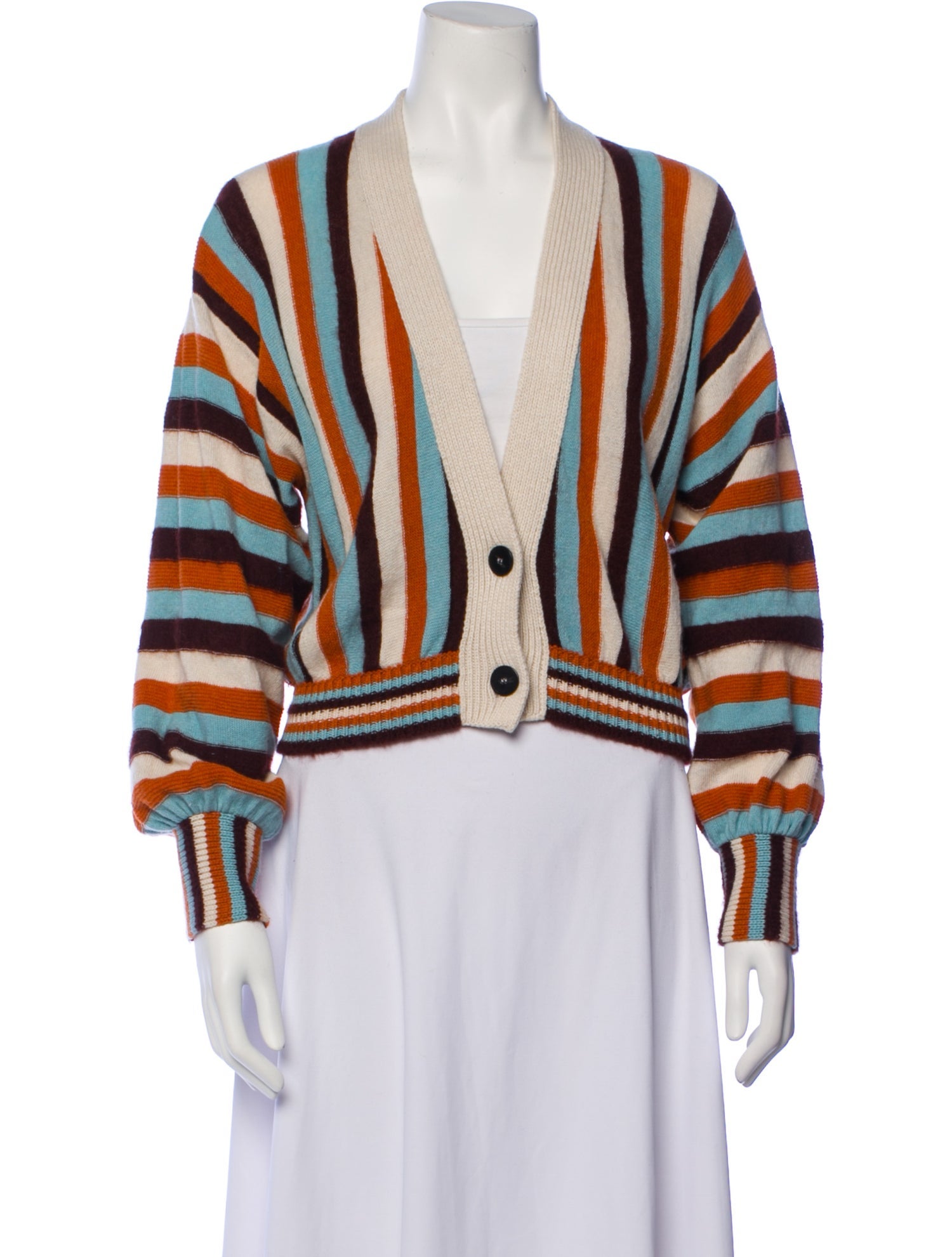 forte_forte Alpaca Striped Sweater