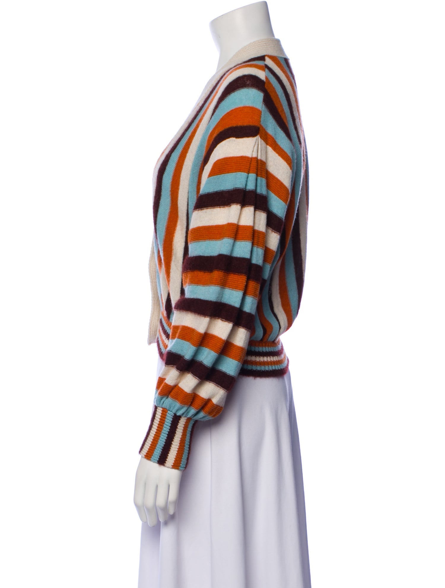 forte_forte Alpaca Striped Sweater