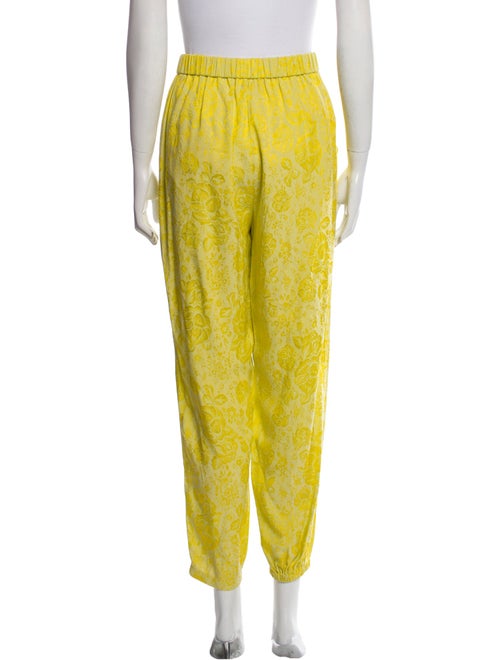 forte_forte Floral Print Pleated Accents Pajamas