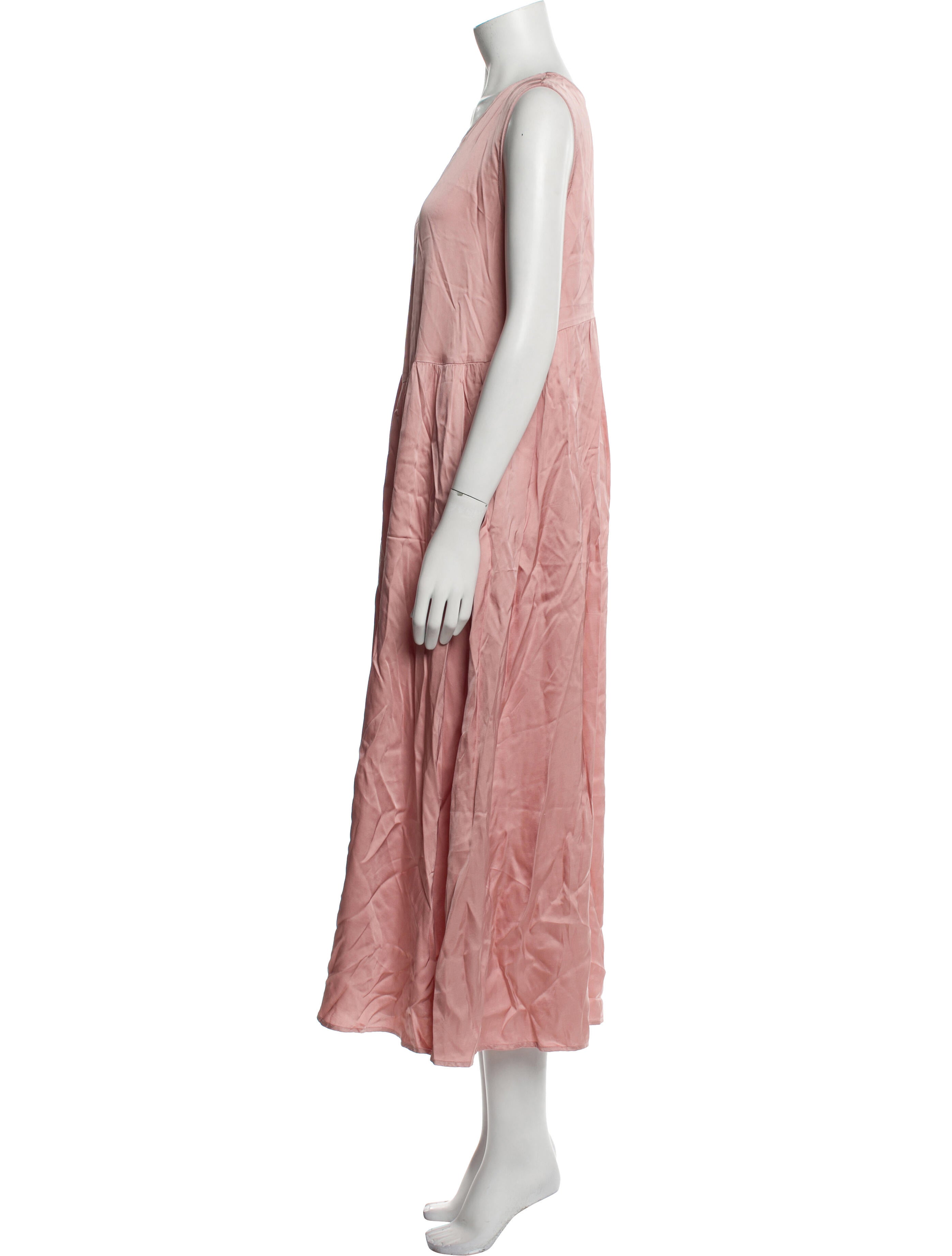 forte_forte Scoop Neck Long Dress