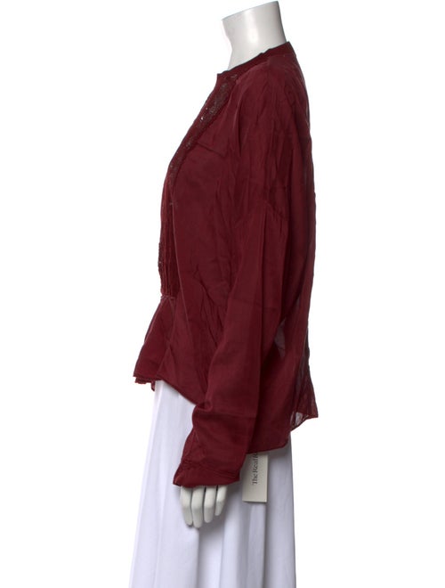 forte_forte Crew Neck Long Sleeve Blouse