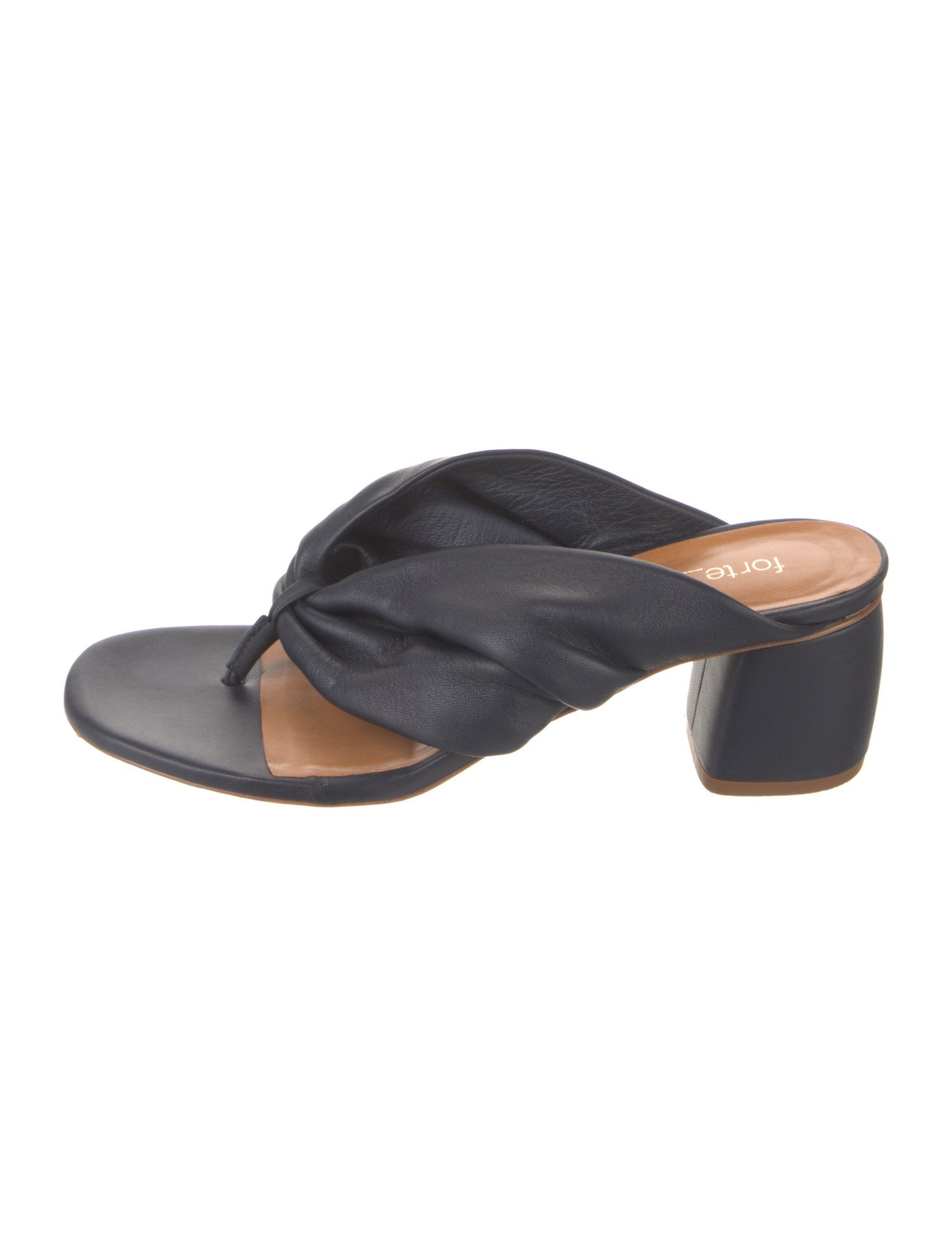 forte_forte Leather Slides