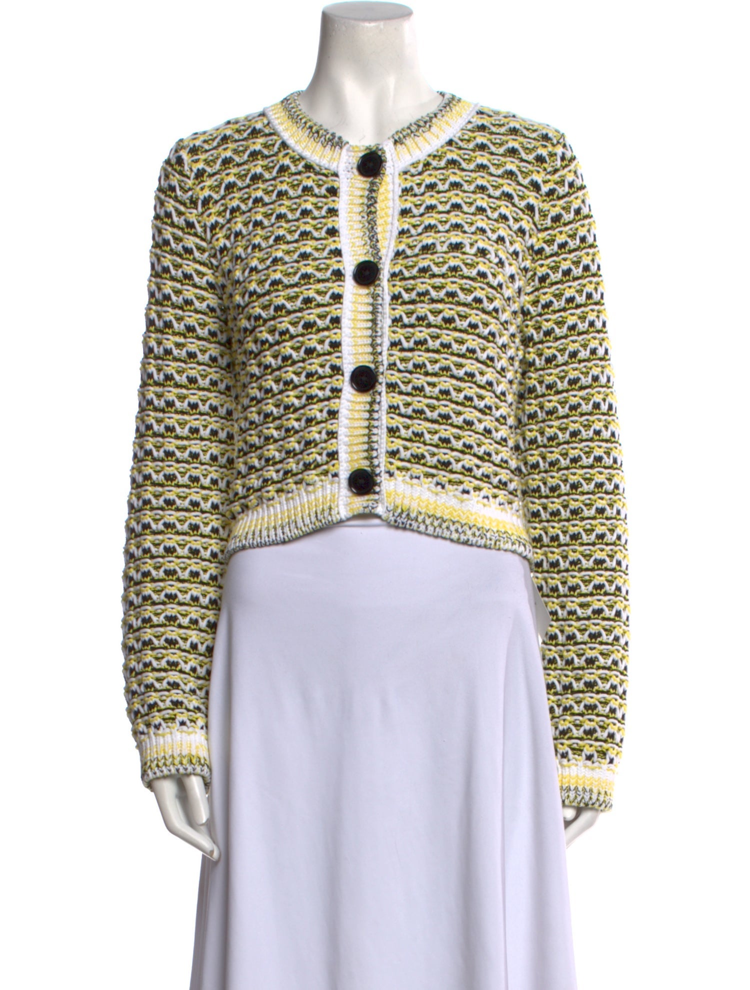 forte_forte Striped Crew Neck Sweater