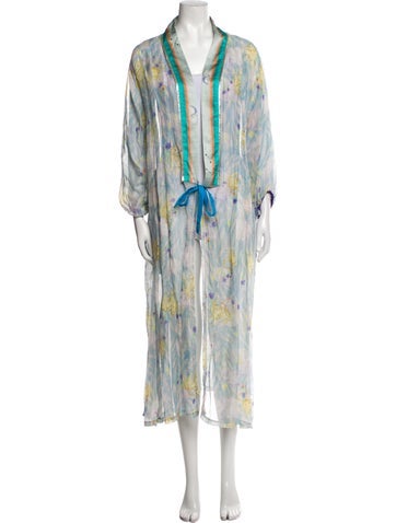 forte_forte Loungewear Linen Printed Robe S