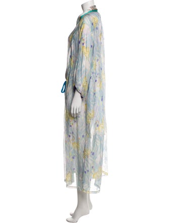 forte_forte Linen Printed Robe