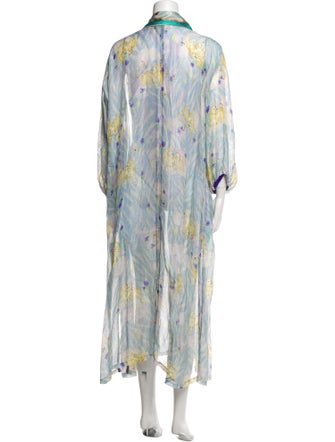 forte_forte Linen Printed Robe