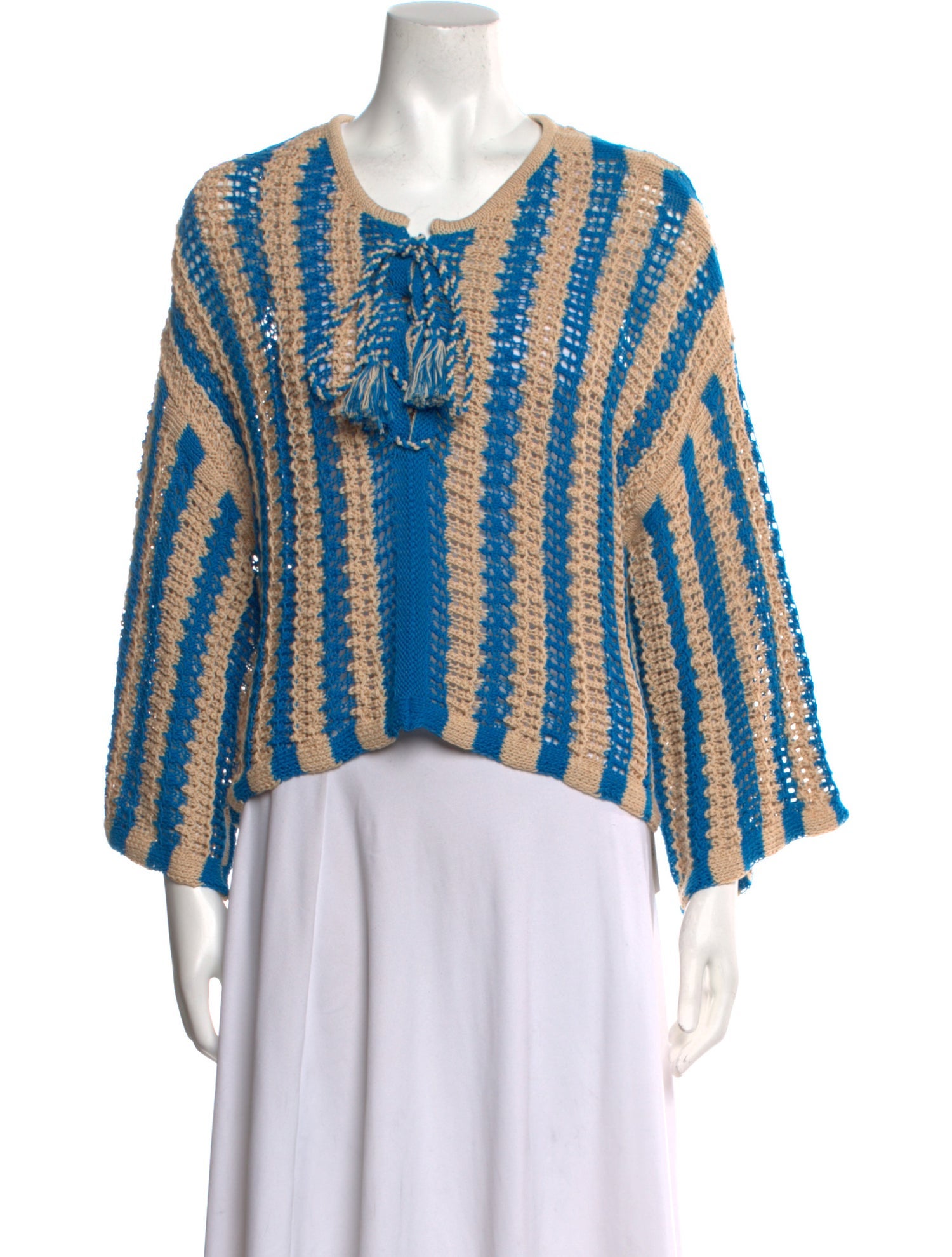 forte_forte Striped Crew Neck Sweater