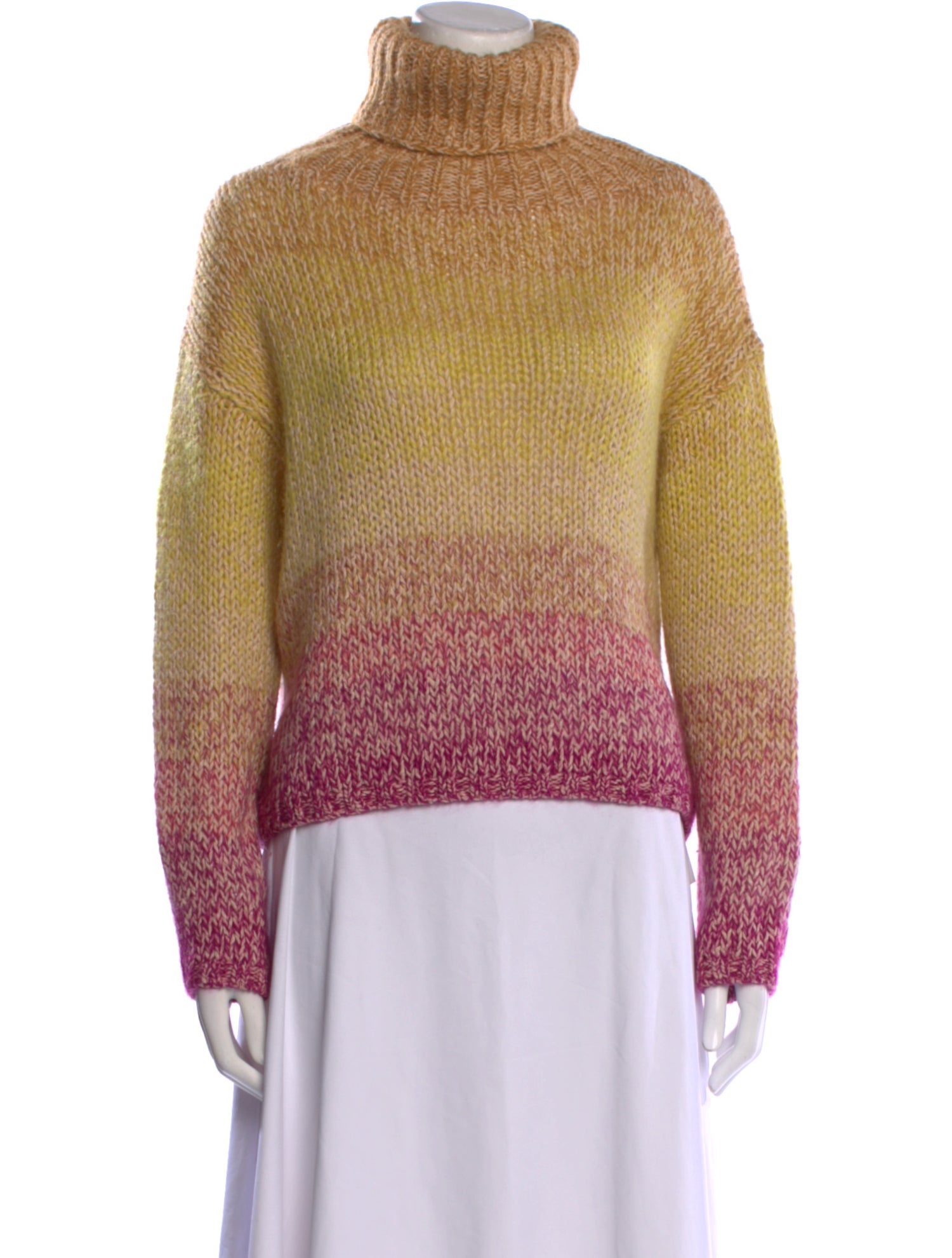 forte_forte Striped Turtleneck Sweater