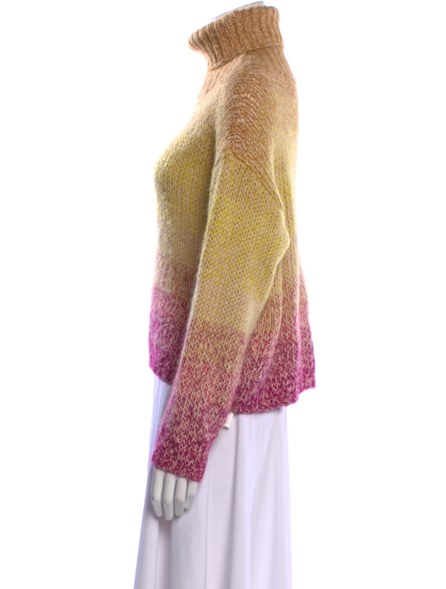 forte_forte Striped Turtleneck Sweater