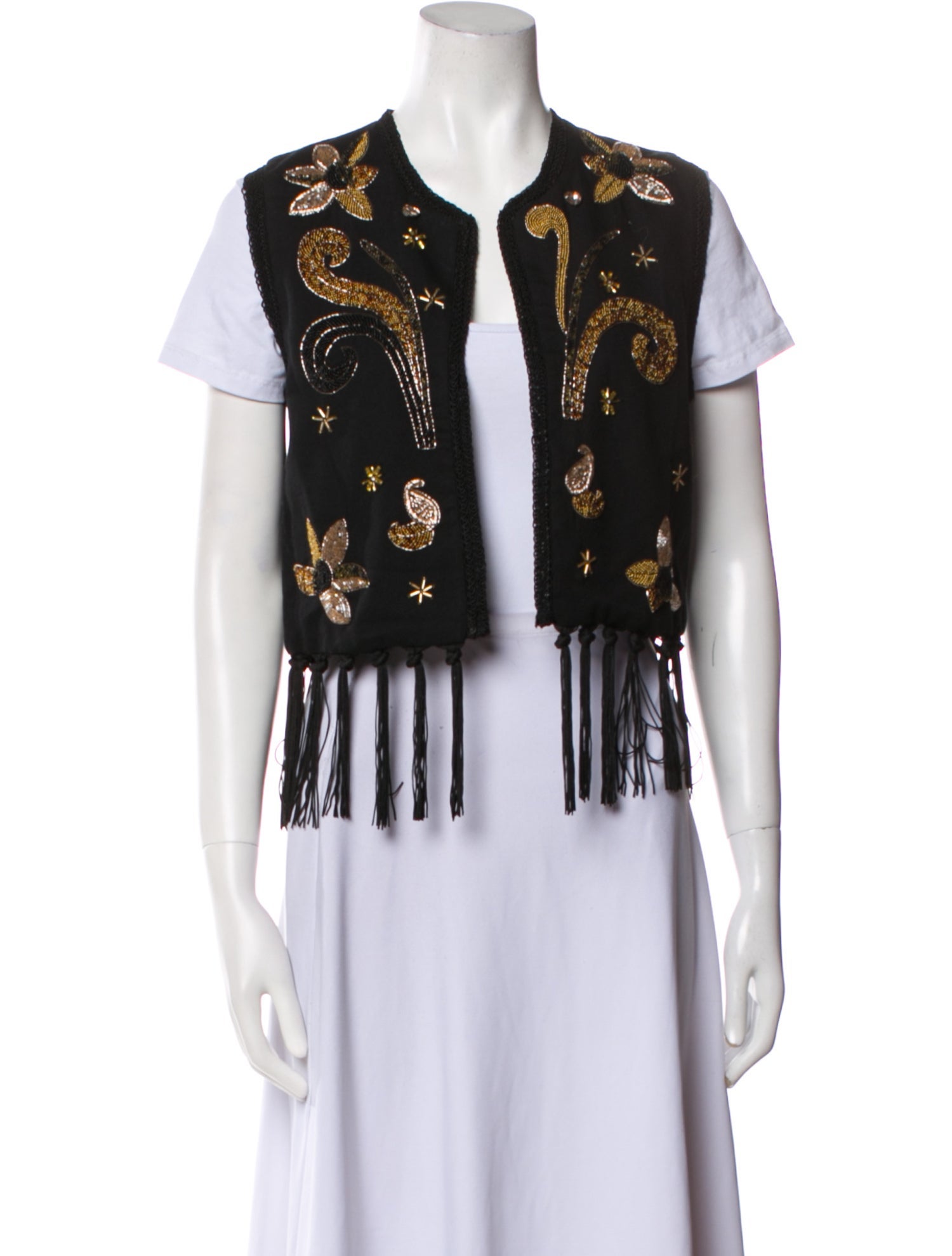 forte_forte Graphic Print Vest