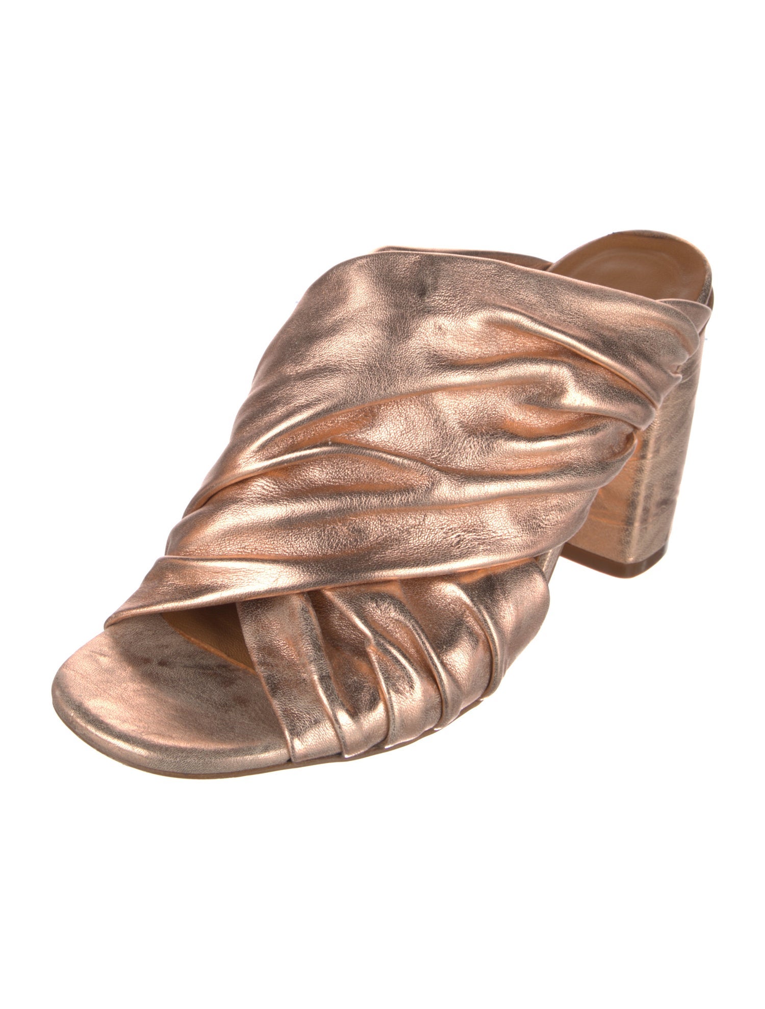 forte_forte Leather Slides