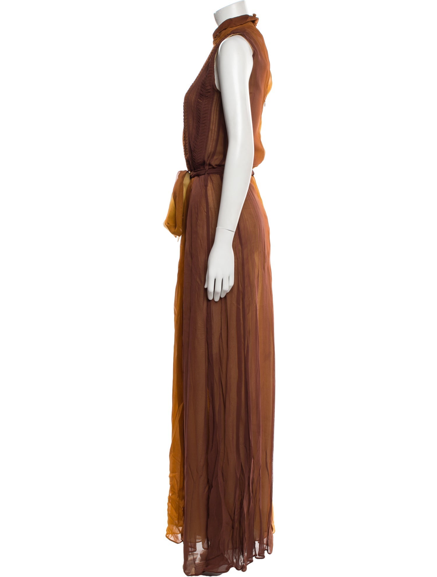 forte_forte Mock Neck Long Dress
