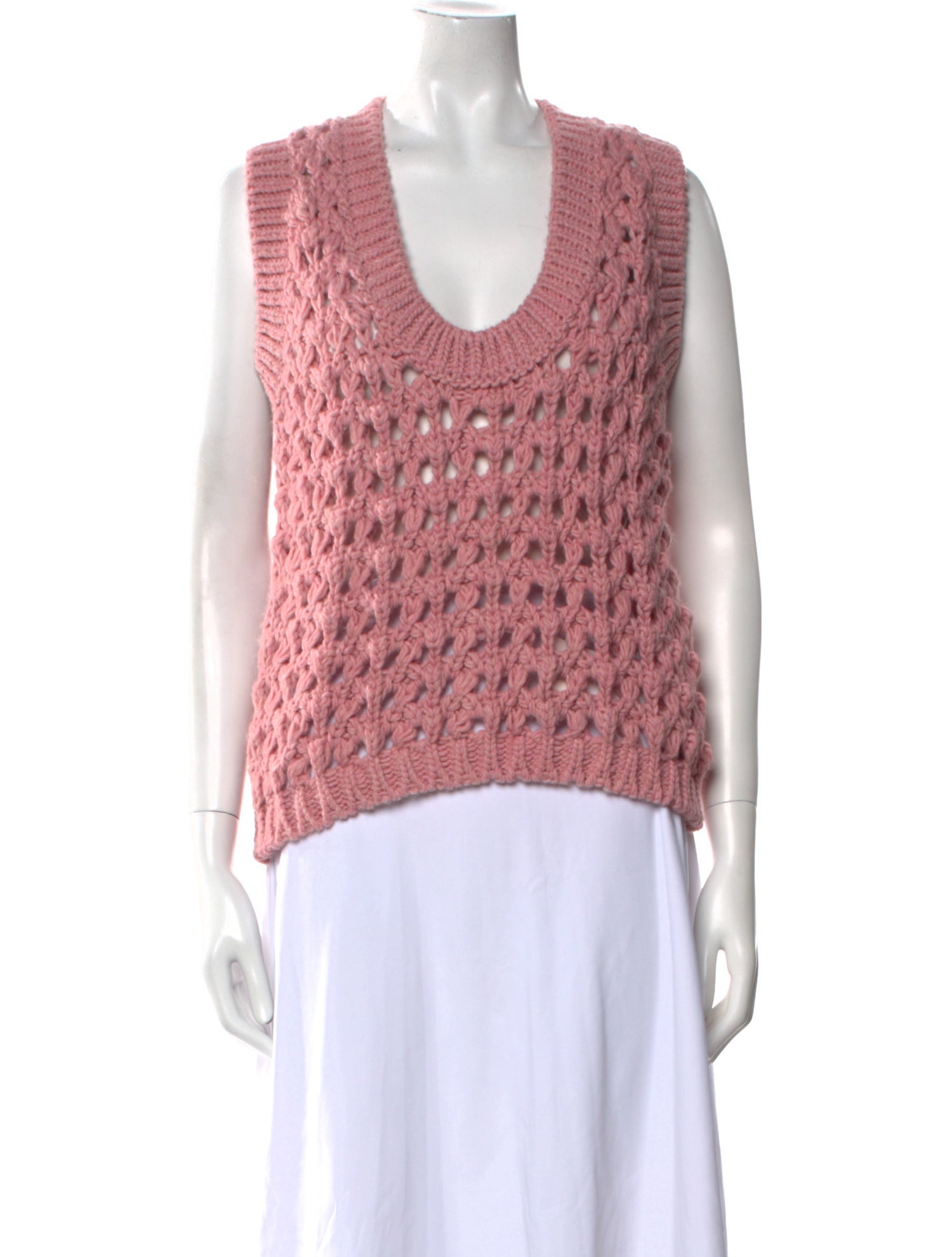 forte_forte Patterned Scoop Neck Sweater w/ Tags