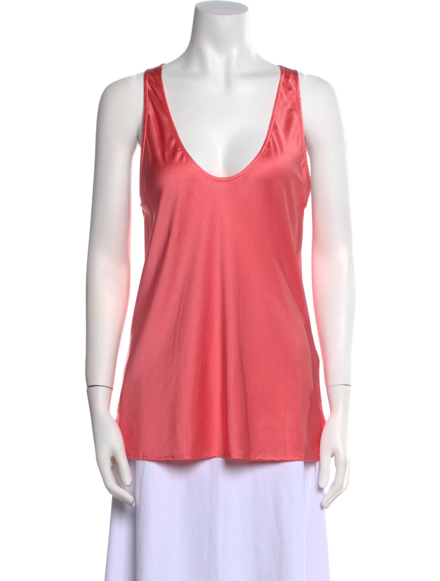 forte_forte Silk Scoop Neck Top