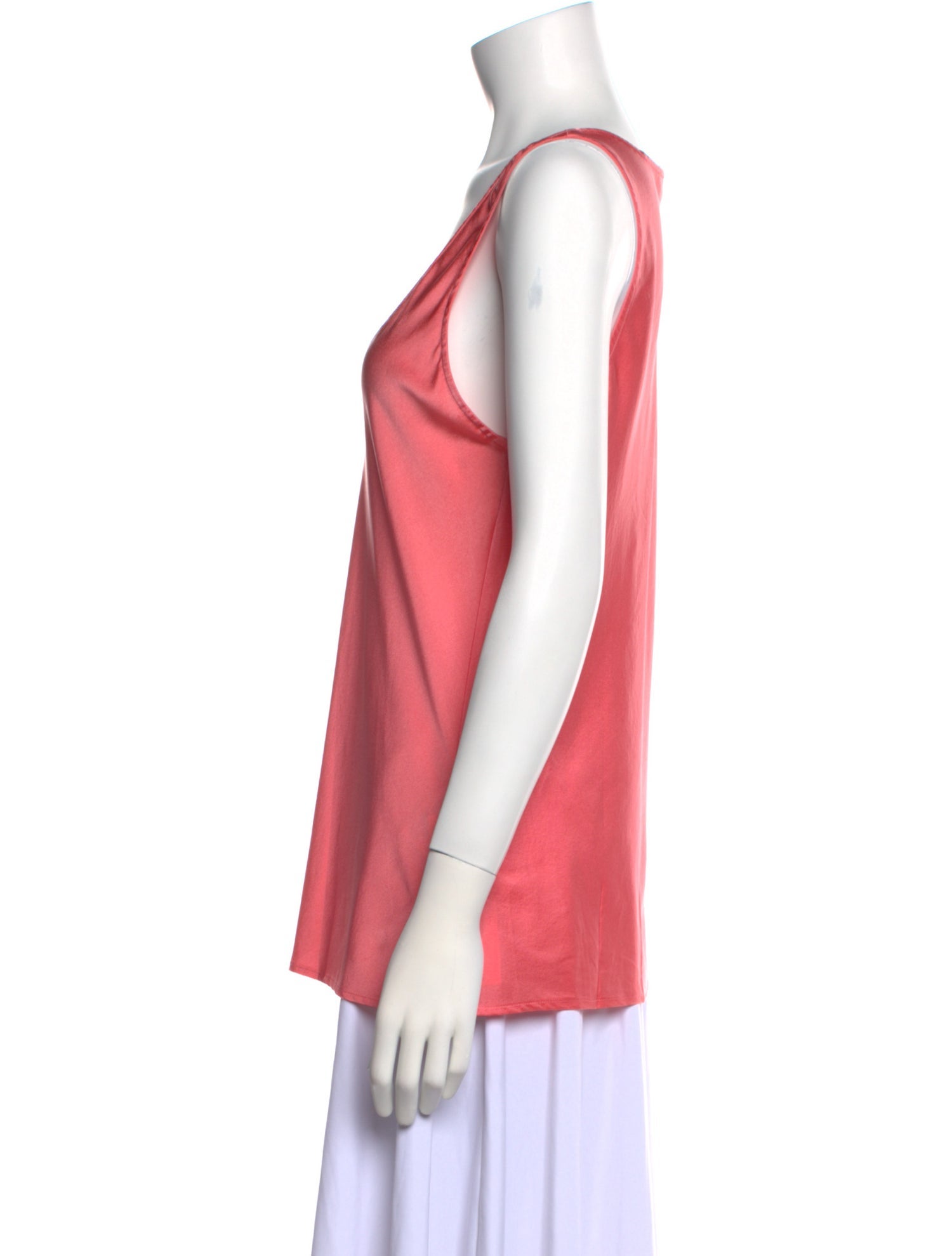 forte_forte Silk Scoop Neck Top