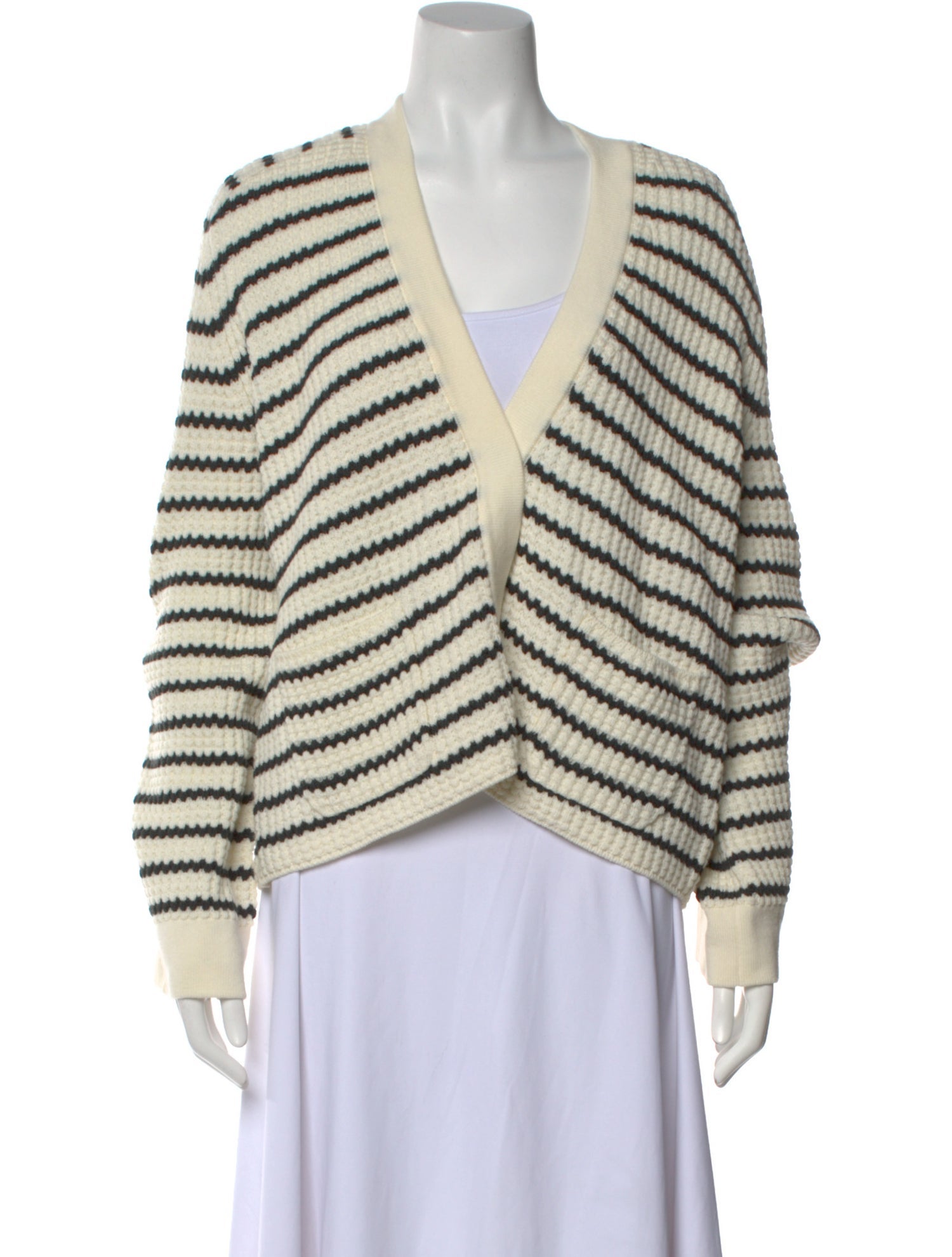 forte_forte Virgin Wool Striped Sweater