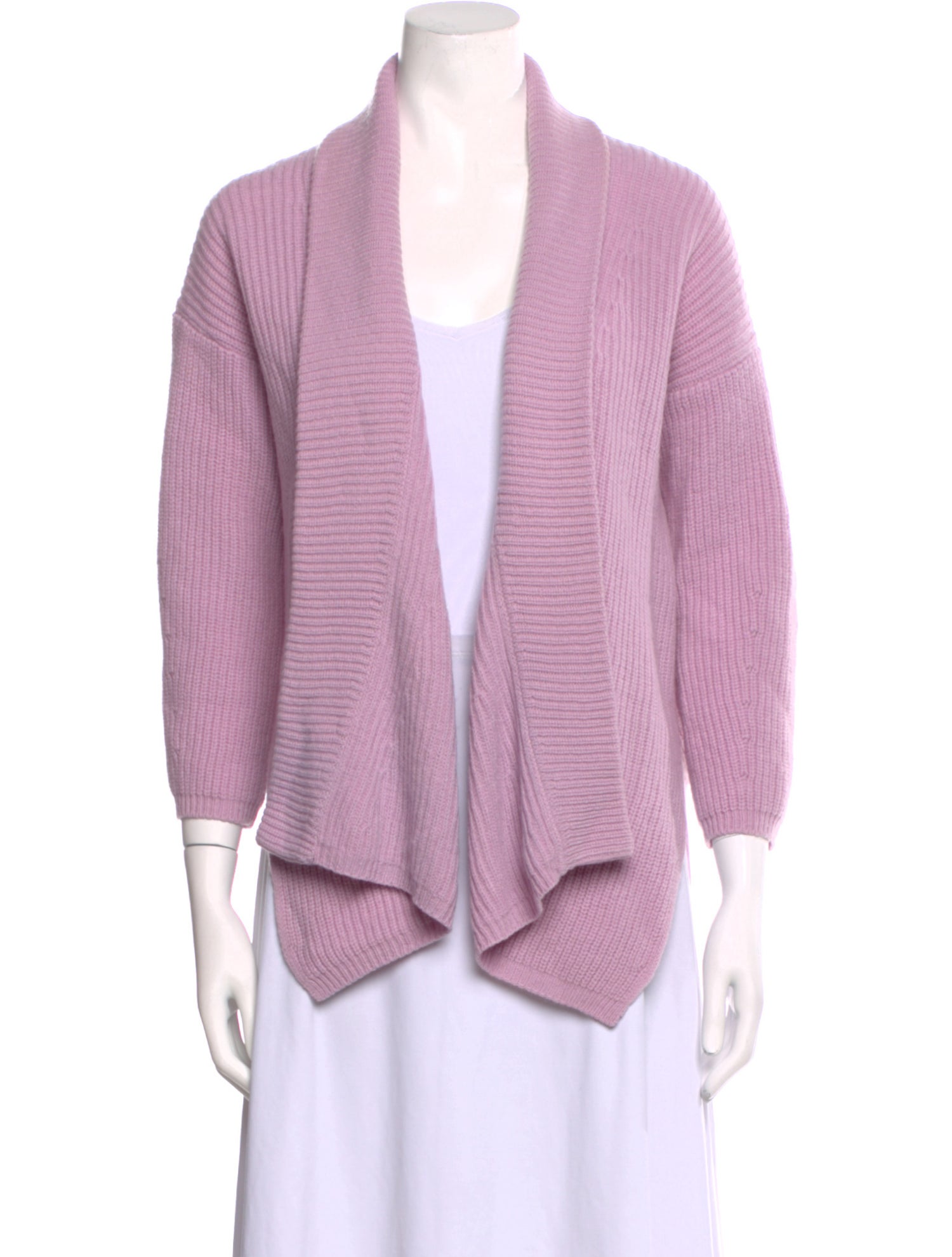 forte_forte Virgin Wool Open Front Sweater