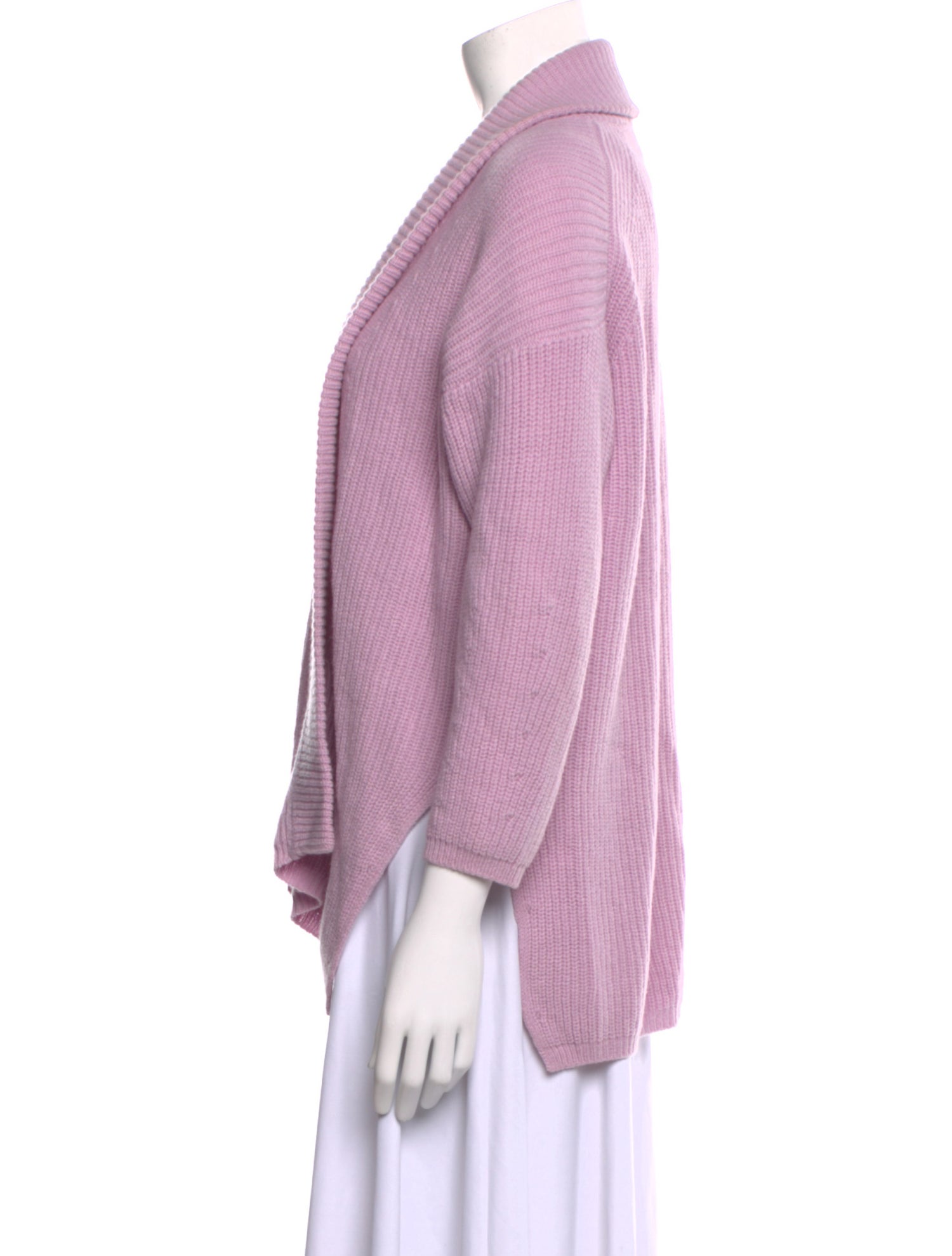 forte_forte Virgin Wool Open Front Sweater