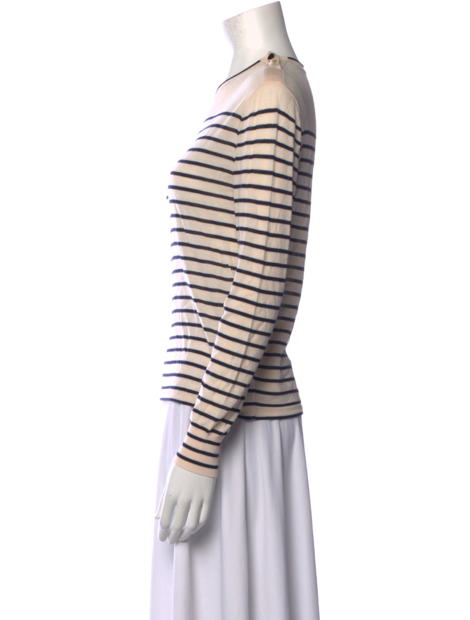 forte_forte Virgin Wool Striped Sweater