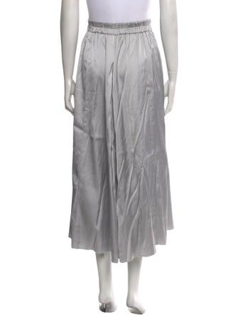 forte_forte Embroidered Accent Midi Length Skirt