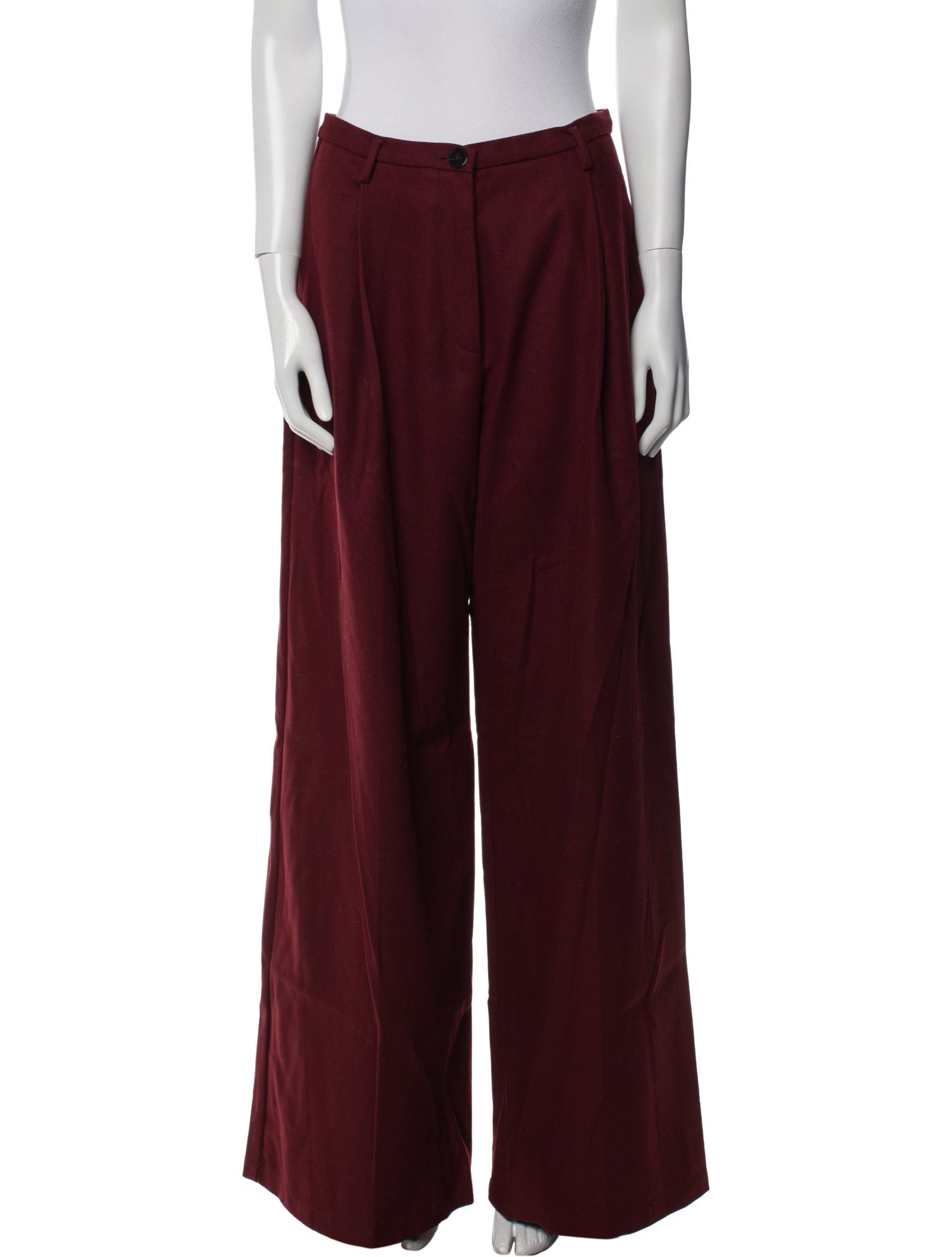forte_forte Wool Wide Leg Pants