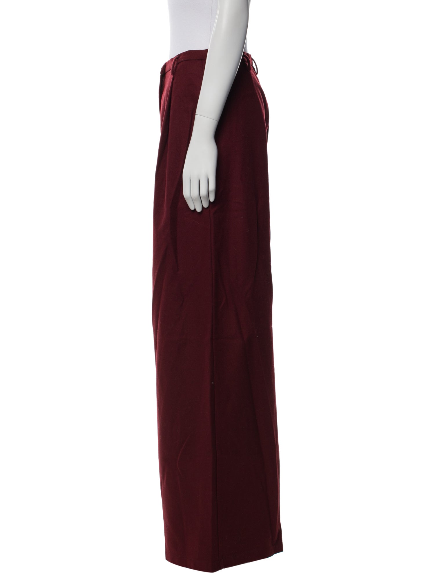 forte_forte Wool Wide Leg Pants