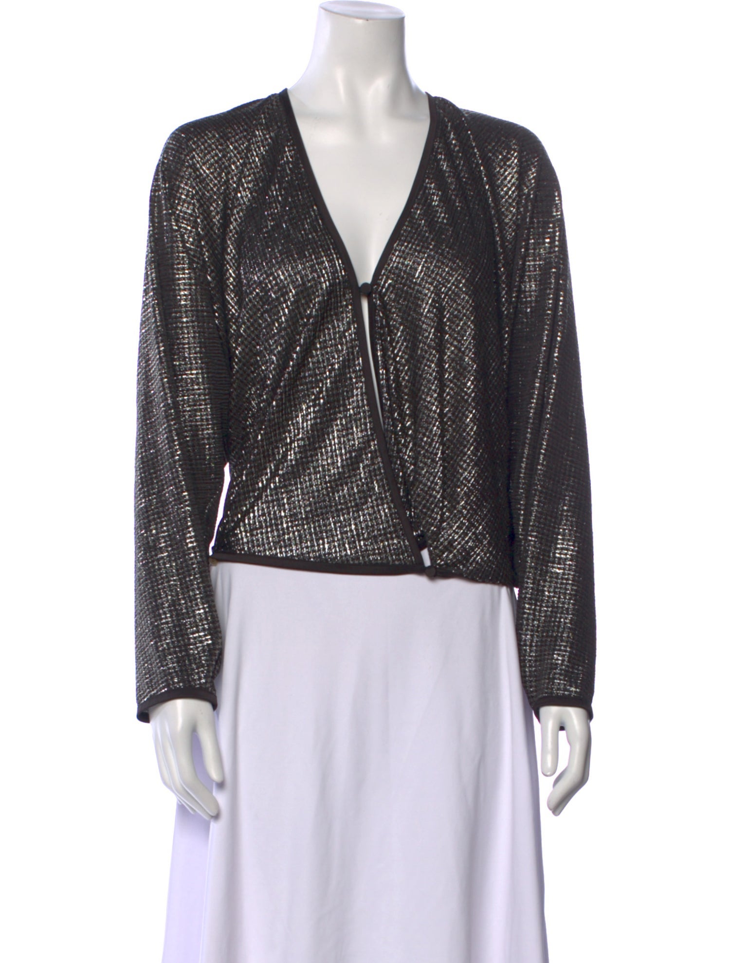 forte_forte V-Neck Long Sleeve Top w/ Tags