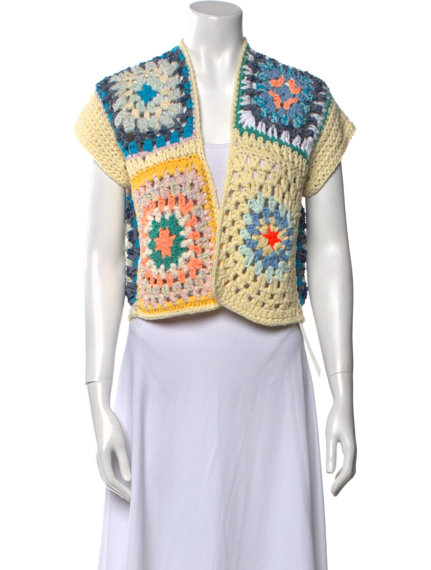 forte_forte Printed V-Neck Sweater