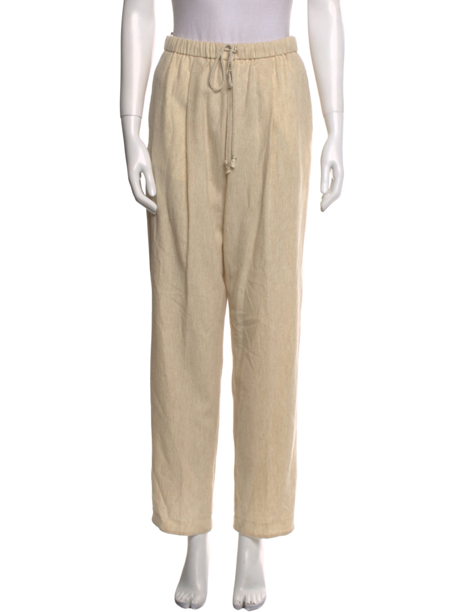 forte_forte Wool Straight Leg Pants