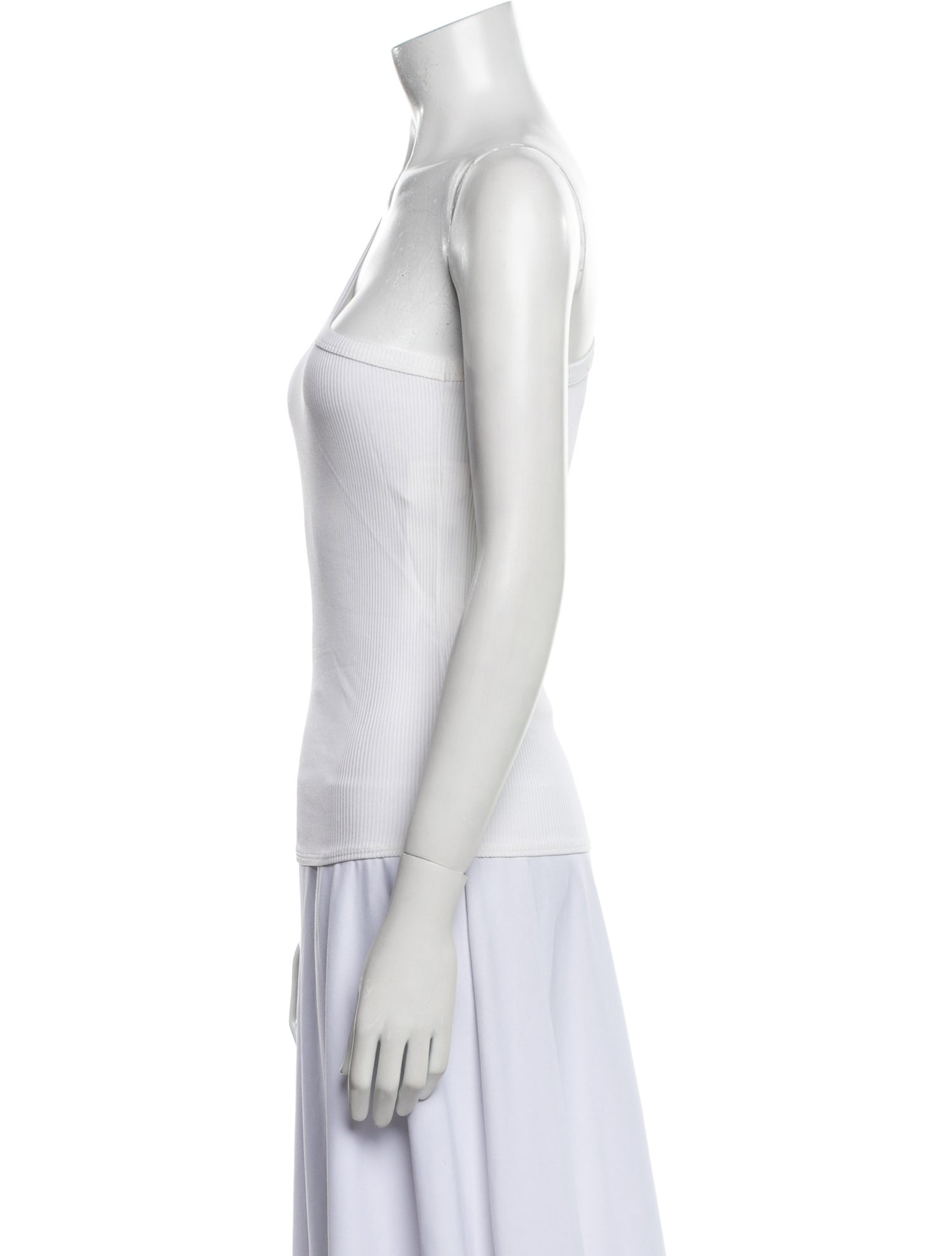 forte_forte One-Shoulder Sleeveless Top