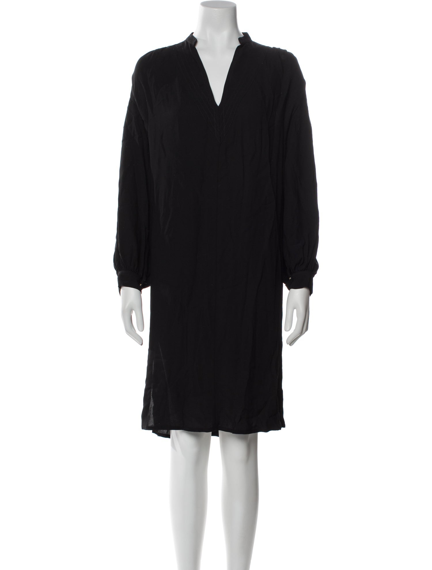 forte_forte V-Neck Knee-Length Dress