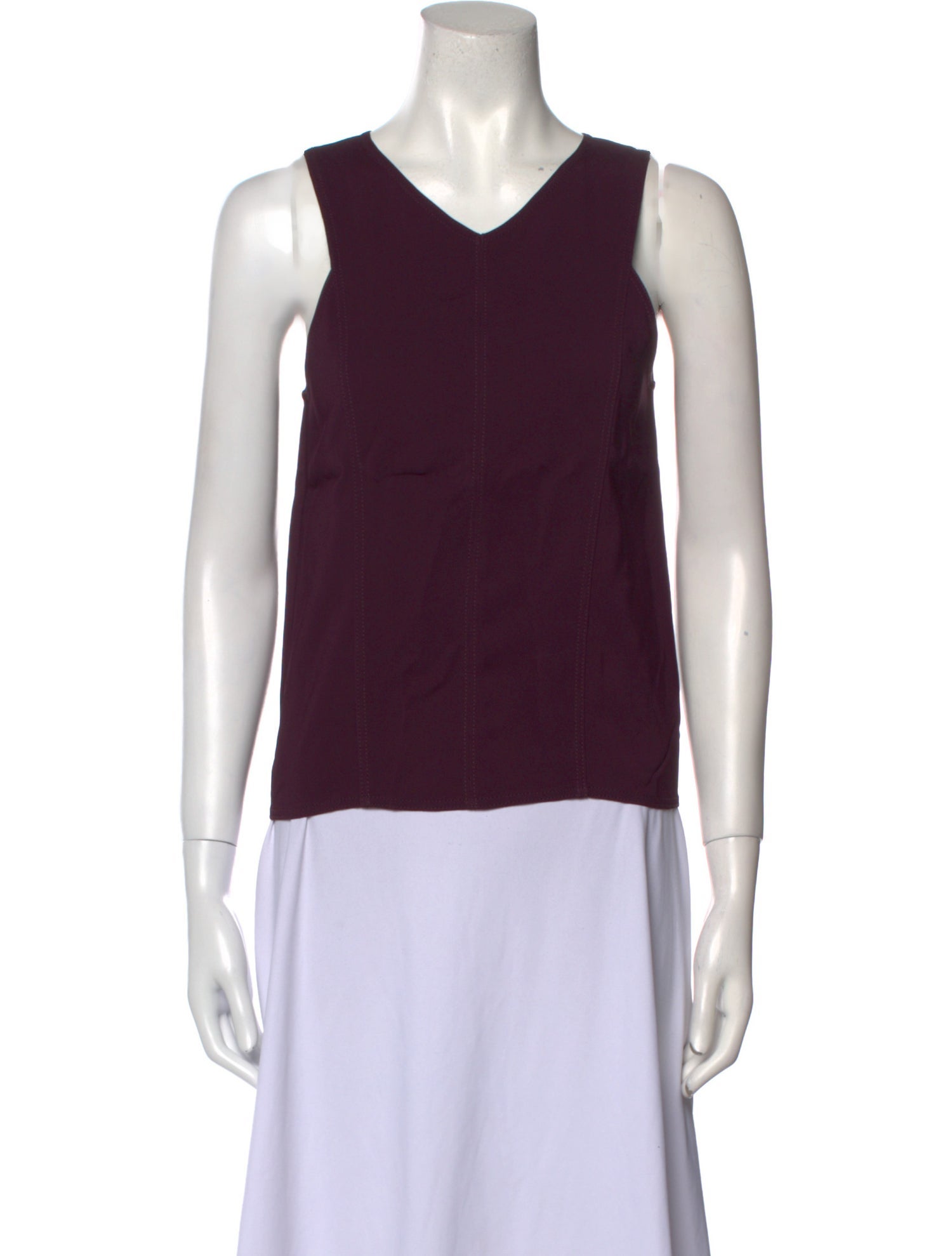 forte_forte V-Neck Sleeveless Top