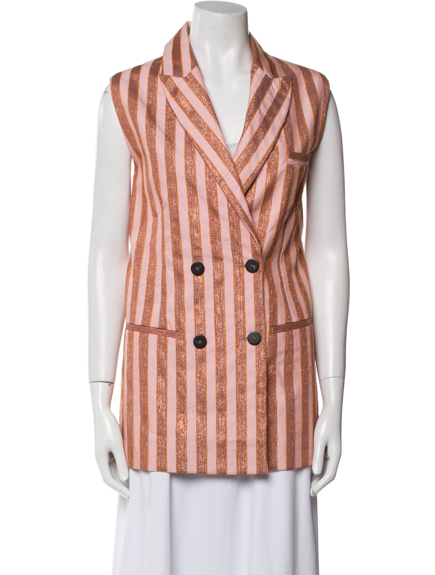 forte_forte Striped Vest