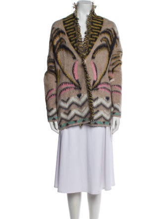 forte_forte Alpaca Printed Sweater