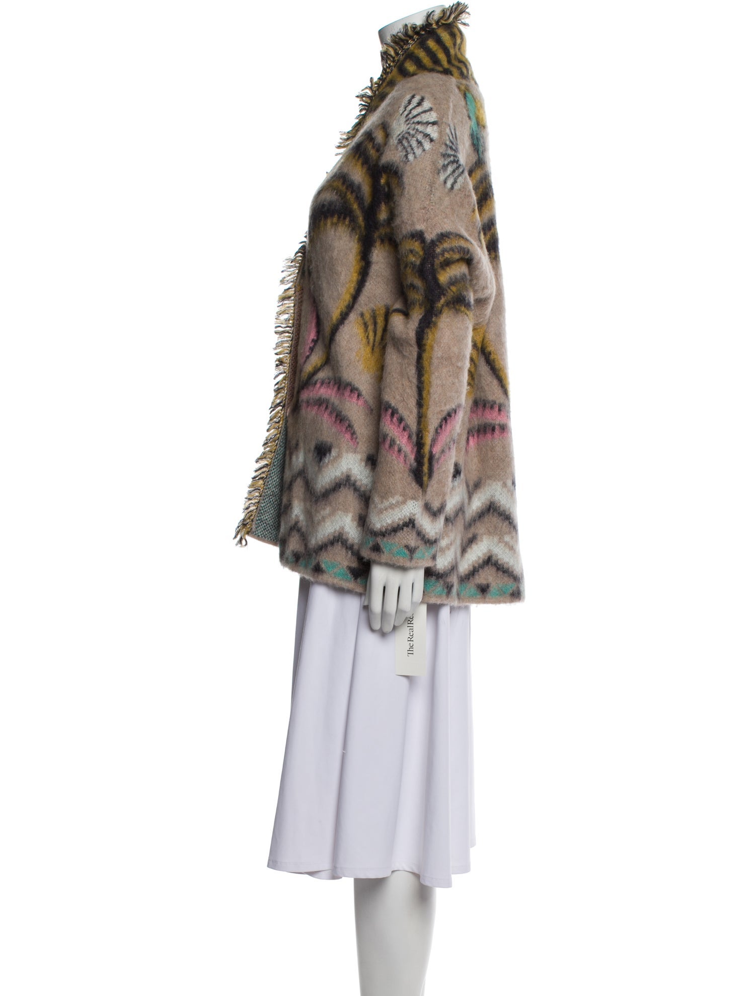 forte_forte Alpaca Printed Sweater