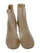 forte_forte Mesh Crystal Embellishments Boots