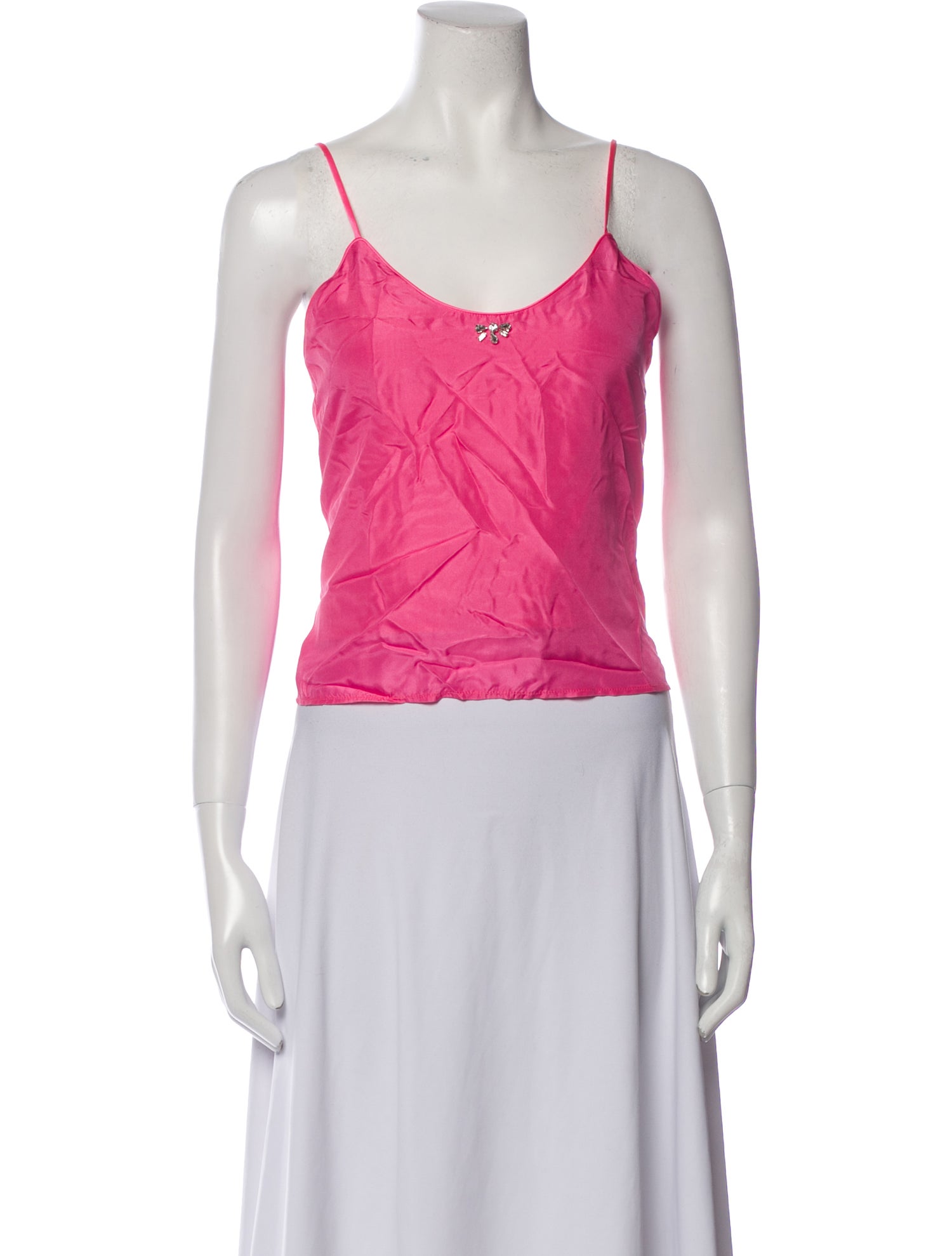 forte_forte Silk Scoop Neck Crop Top w/ Tags