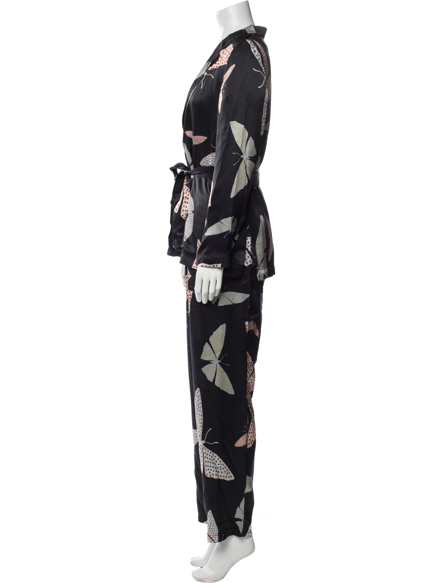 forte_forte Silk Printed Pant Set