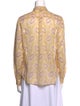 forte_forte Printed Long Sleeve Button-Up Top