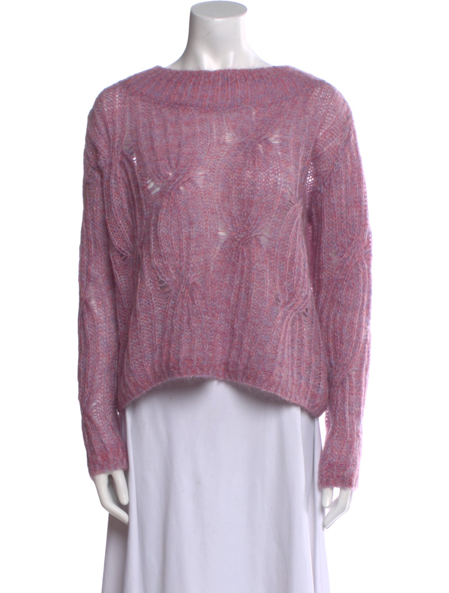 forte_forte Mohair Bateau Neckline Sweater