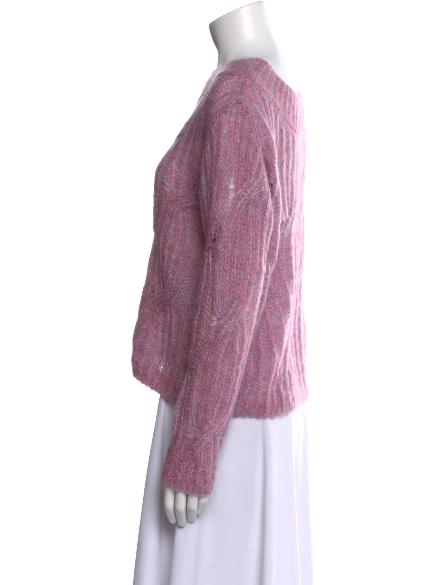 forte_forte Mohair Bateau Neckline Sweater